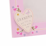 Widdop Love Life heart photo frame 6x4, imported from the UK