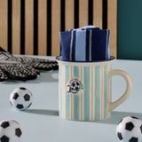 Argos Home Quali-Tea mug and socks set 280ml, imported from the UK