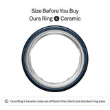 Oura Ring 4 Ceramic midnight size 8 - British product