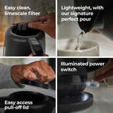 Kenwood Ripple Kettle black 1.5L - British product