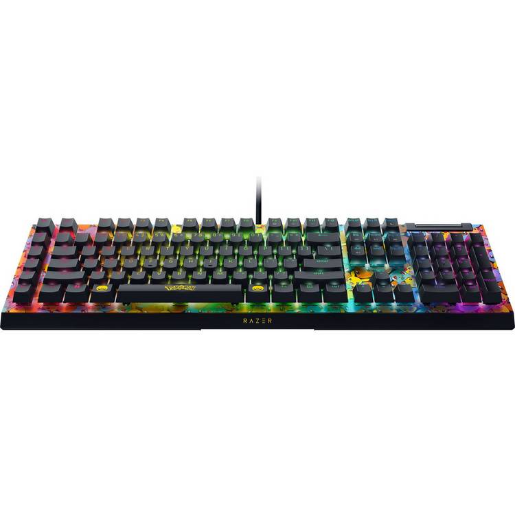 Razer BlackWidow V4 X gaming keyboard Pokémon Edition (British brand)