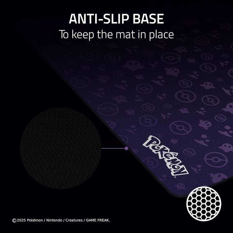 Razer mouse mat Pokémon Gengar Edition XXL, imported from the UK