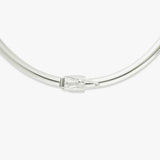 Revere hinged sterling silver bangle 3mm (British brand)