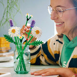 LEGO Botanicals Daisies artificial flower building set 133 pieces (British brand)