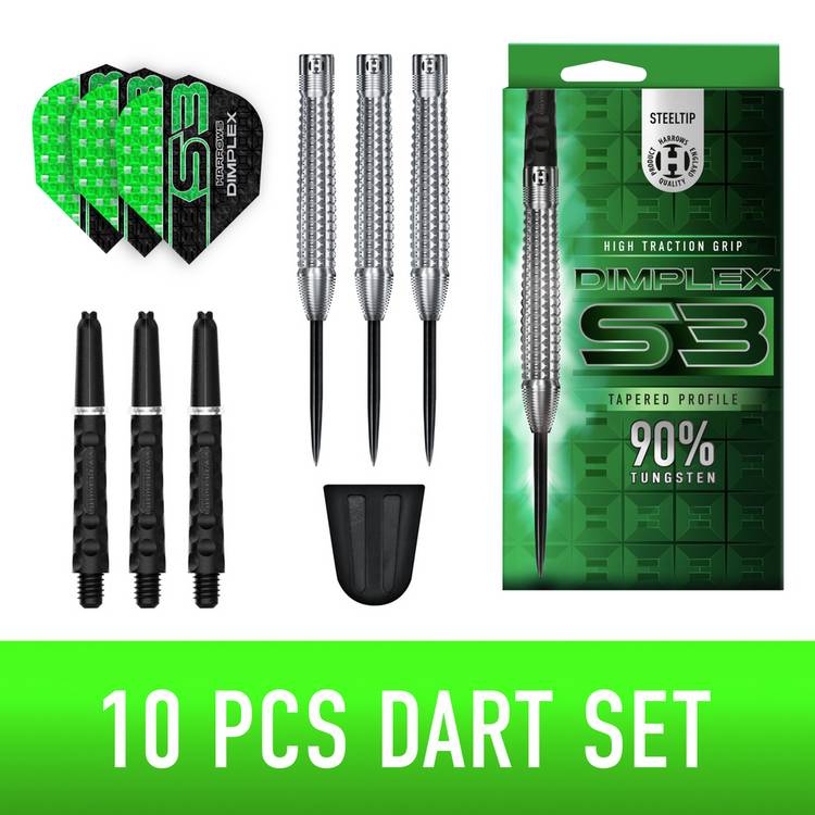 Harrows Dimplex tapered darts 23g (British brand)