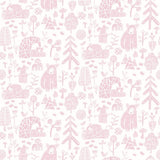Ohpopsi Honeywood Bears Pink wallpaper for kids, UK version