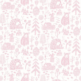 Ohpopsi Honeywood Bears Pink wallpaper for kids, UK version