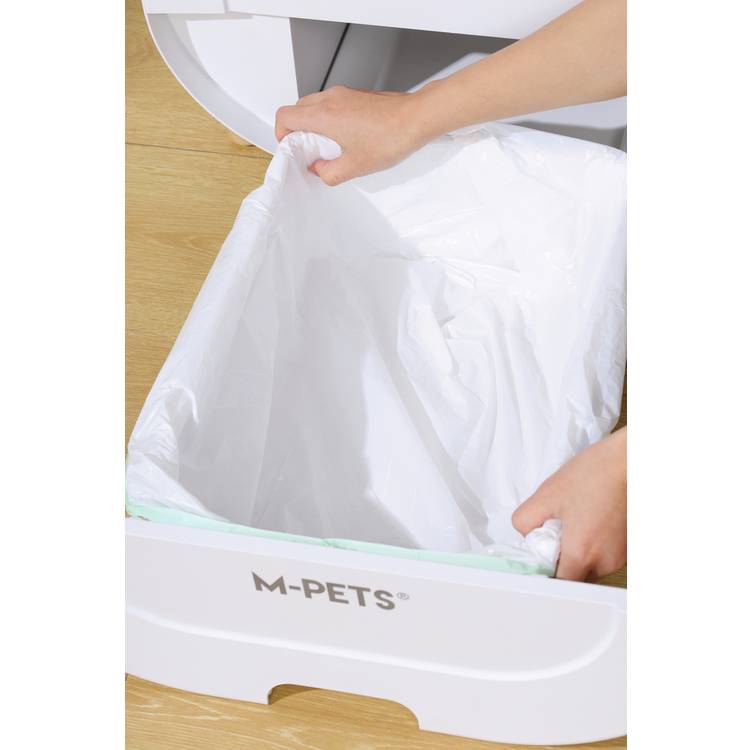 M-PETS SMARTO M600 automatic cat litter tray white - British product