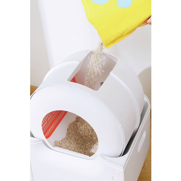 M-PETS SMARTO M600 automatic cat litter tray white - British product