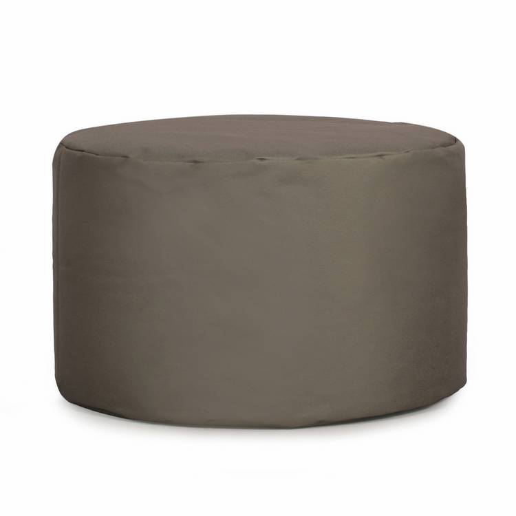 Kaikoo Round Drum Beanbag in Mocha - British product