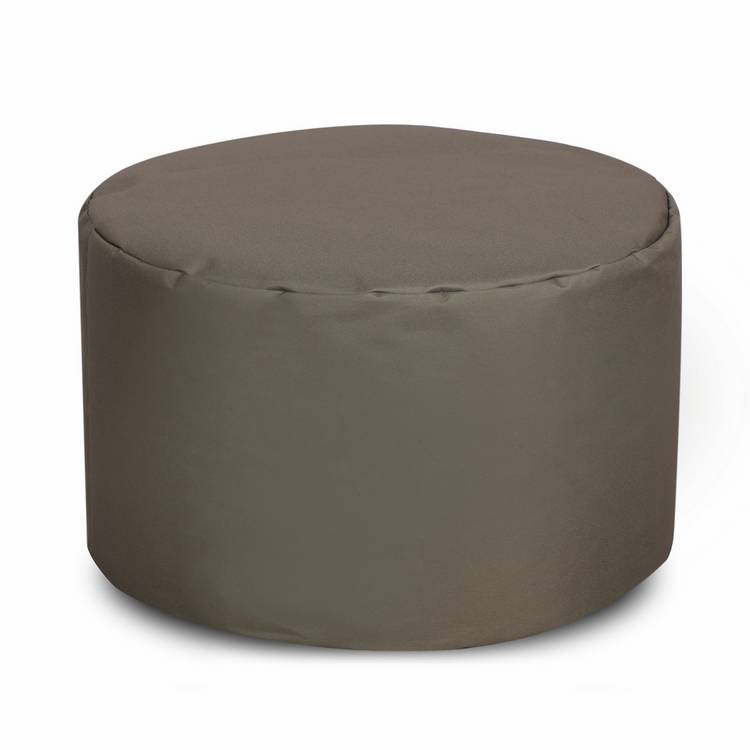 Kaikoo Round Drum Beanbag in Mocha - British product