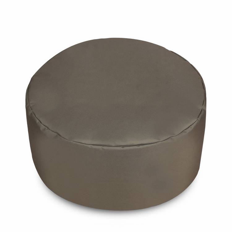 Kaikoo Round Drum Beanbag in Mocha - British product