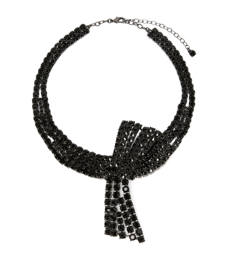 Marina Rinaldi rhinestone butterfly choker, imported from the UK