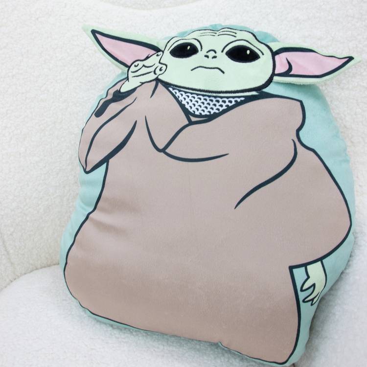 Mandalorian Friend Shaped cushion 40x36cm (British brand)
