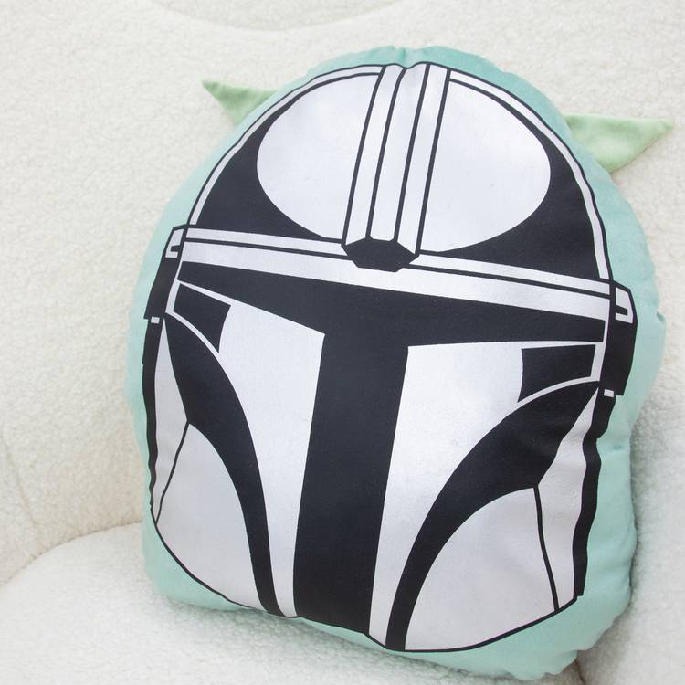 Mandalorian Friend Shaped cushion 40x36cm (British brand)