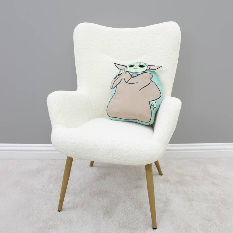 Mandalorian Friend Shaped cushion 40x36cm (British brand)