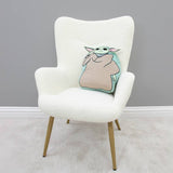 Mandalorian Friend Shaped cushion 40x36cm (British brand)