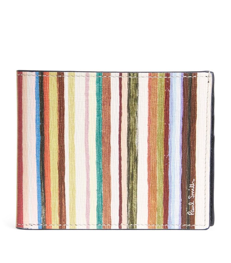 Paul Smith Painted Stripe bifold wallet, imported from the UK