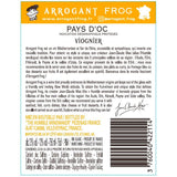 Arrogant Frog Viognier white wine 75cl, UK version