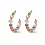 Argos Freedom Multi Gem Stone Hoop Earrings 40mm Drop- Buy online at McGrocer