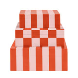 Habitat trinket box set pink and red, imported from the UK
