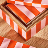 Habitat trinket box set pink and red, imported from the UK