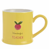 Argos Widdop Love Life Yellow Teacher Ceramic Mug 290ml- Buy online at McGrocer