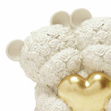Widdop resin twin bears ornament, 8cm tall, UK version
