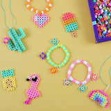 Simbrix Pixel Art Jewellery Set craft kit, UK version