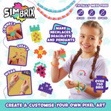 Simbrix Pixel Art Jewellery Set craft kit, UK version