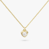 Revere 9ct gold plated heart pendant necklace 46cm chain, UK version