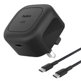 Belkin 45W USB-C slimline wall charger with cable, UK version