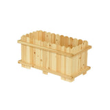 Argos McGregor Large Scalloped Edge Wooden Planter - 68 Litre- Buy online at McGrocer
