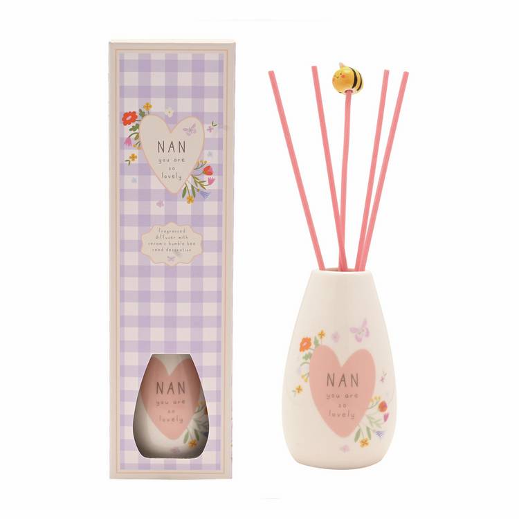 Widdop ceramic reed diffuser Nan 100ml, imported from the UK