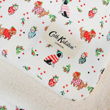 Cath Kidston Hearts and Roses pet blanket medium (British brand)