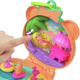 Polly Pocket plushie bear compact doll playset - British product