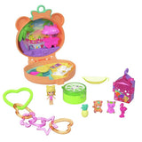 Polly Pocket plushie bear compact doll playset - British product