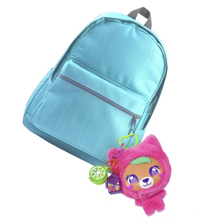 Polly Pocket plushie bear compact doll playset - British product