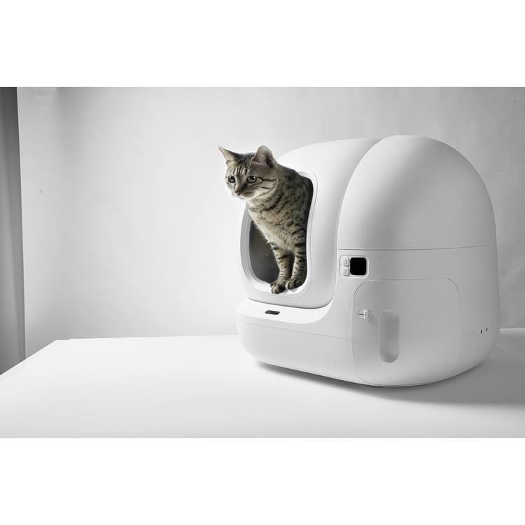 PETKIT self-cleaning cat litter tray white - British product