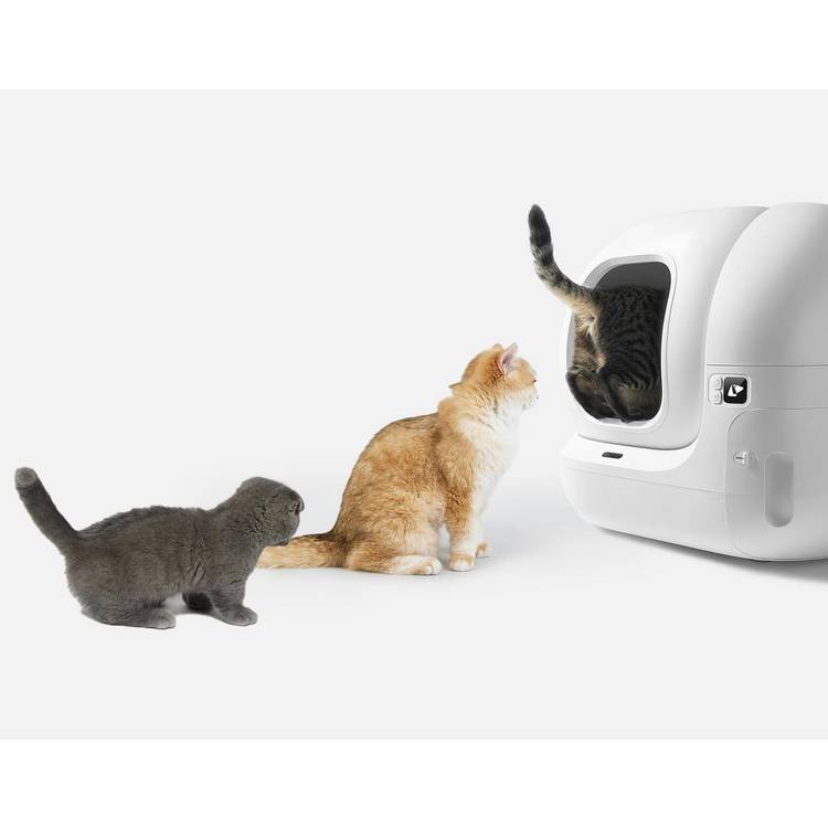 PETKIT self-cleaning cat litter tray white - British product
