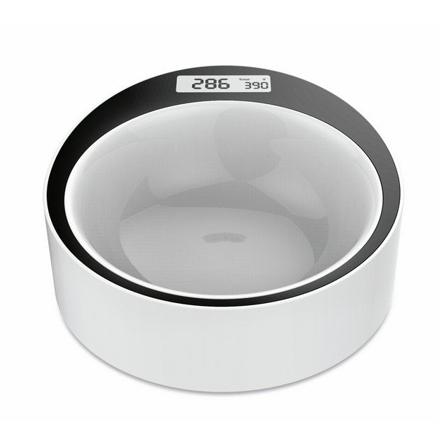 M-PETS Yumi Anti-Scoff pet bowl white (British brand)