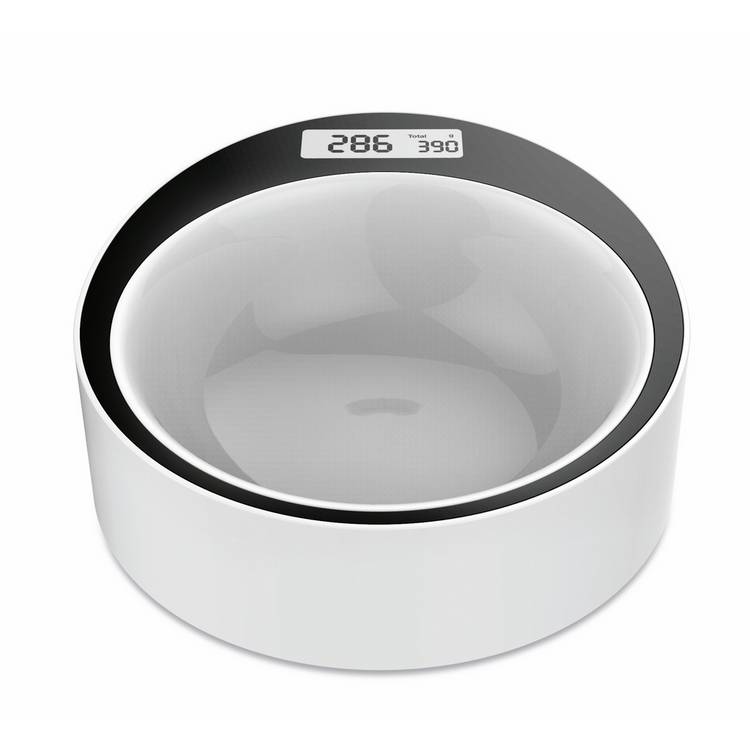 M-PETS Yumi Anti-Scoff pet bowl white (British brand)