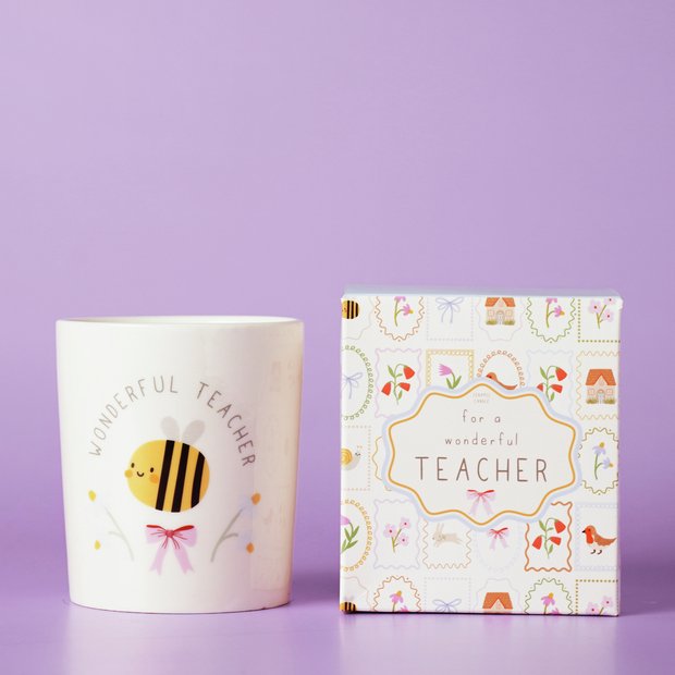 Widdop ceramic scented candle Teacher 190g (British brand)