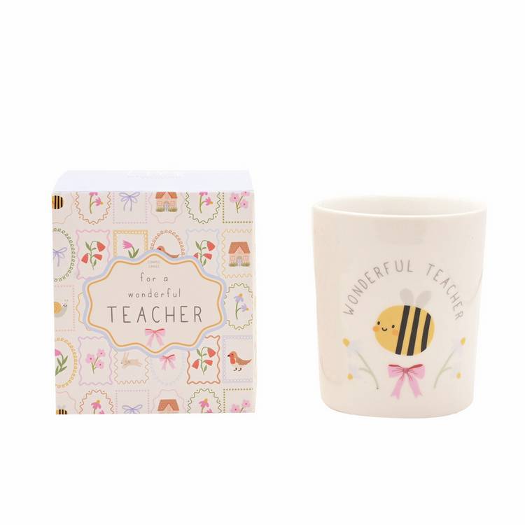 Widdop ceramic scented candle Teacher 190g (British brand)