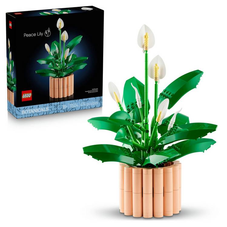LEGO Botanicals Peace Lily building set 474 pieces (British brand)