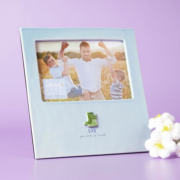 Widdop Dad photo frame 6x4 inch, imported from the UK