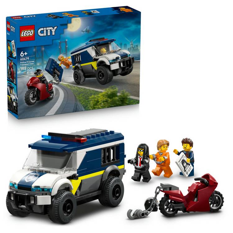 LEGO City Police Prisoner Transport Van building set 198 pieces, UK version