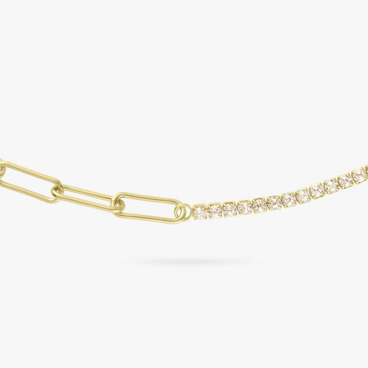Revere gold plated split chain bracelet 19.05cm - British product