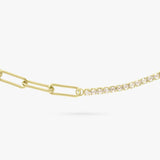 Revere gold plated split chain bracelet 19.05cm - British product