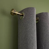 Argos Home extendable brass octagon curtain pole 165-300cm, imported from the UK